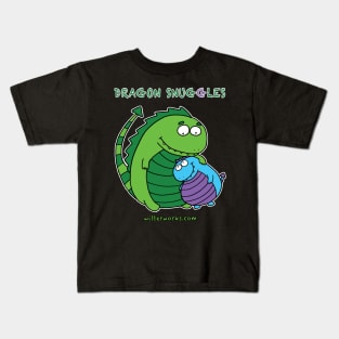 Dragon Snuggles Kids T-Shirt